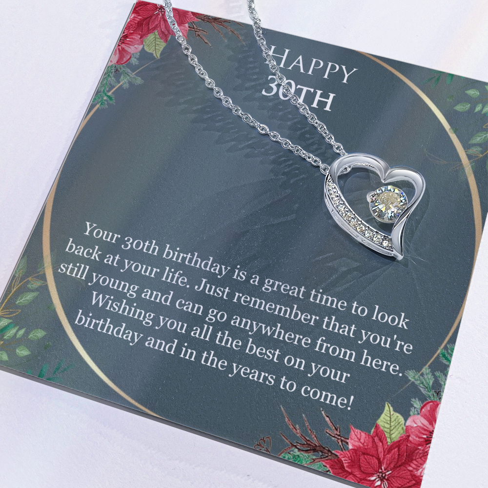 Best Gifts 305-30th Birthday Gift for Her – Forever Love Necklace
