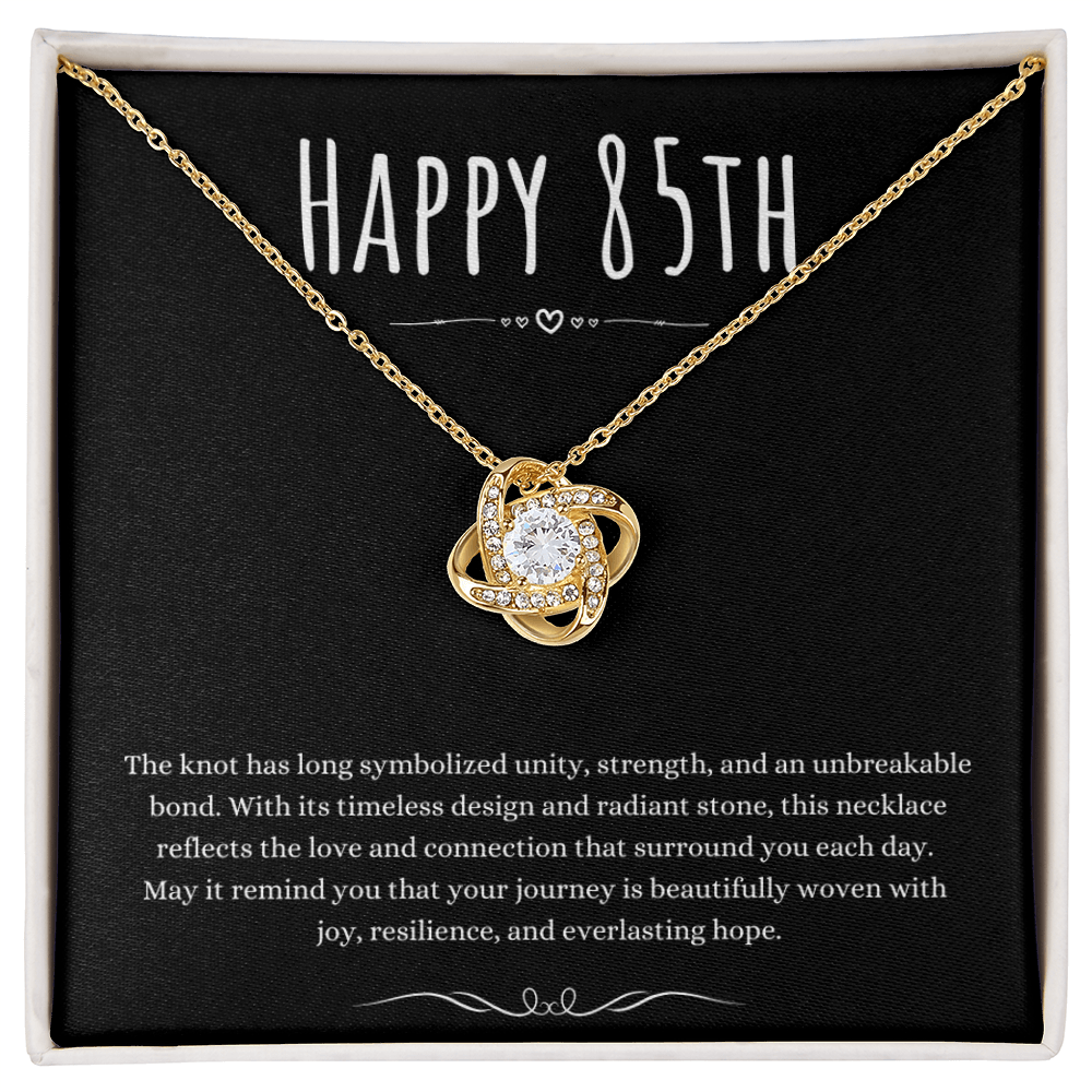Best Gifts 305-85th Birthday Love Knot Necklace Gift for Her