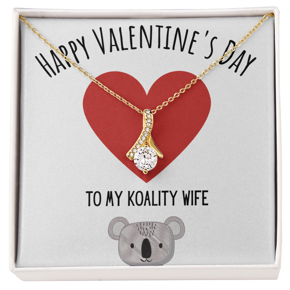 Best Gifts 305-Alluring Beauty Necklace for Koality Wife Valentine's Day Gift