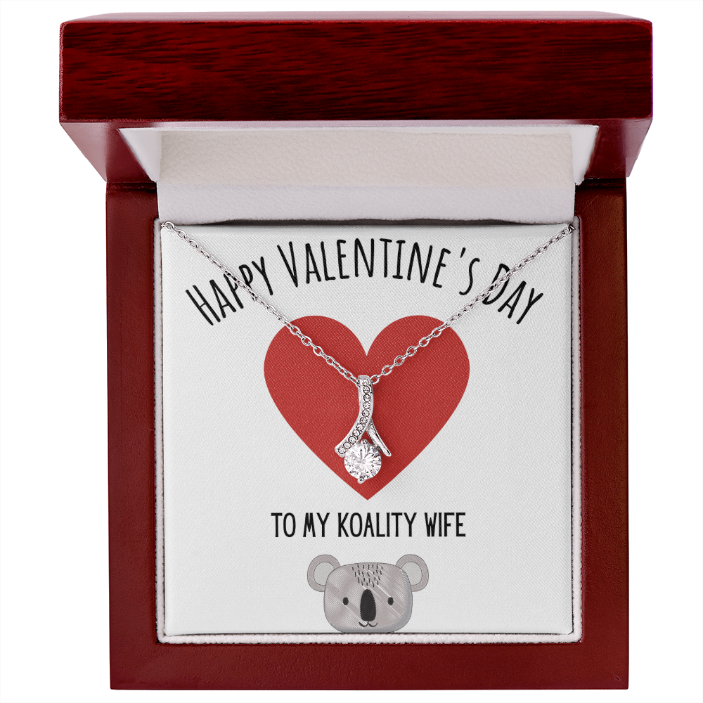 Best Gifts 305-Alluring Beauty Necklace for Koality Wife Valentine's Day Gift