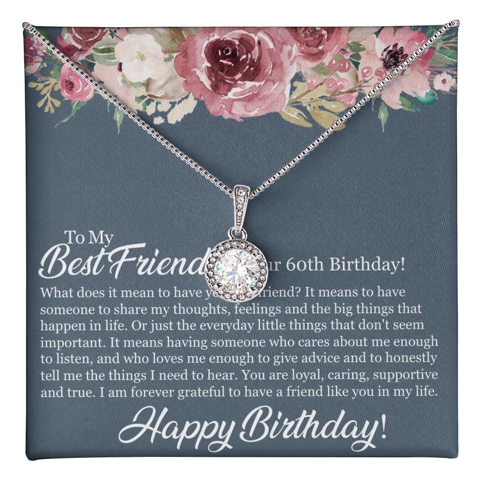 Best Gifts 305-Best Friend 60th Birthday Eternal Hope Necklace for Her