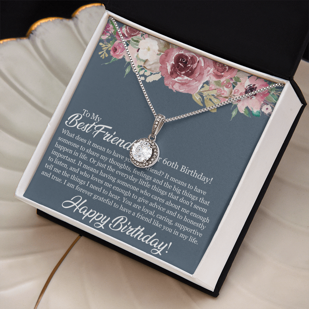 Best Gifts 305-Best Friend 60th Birthday Eternal Hope Necklace for Her