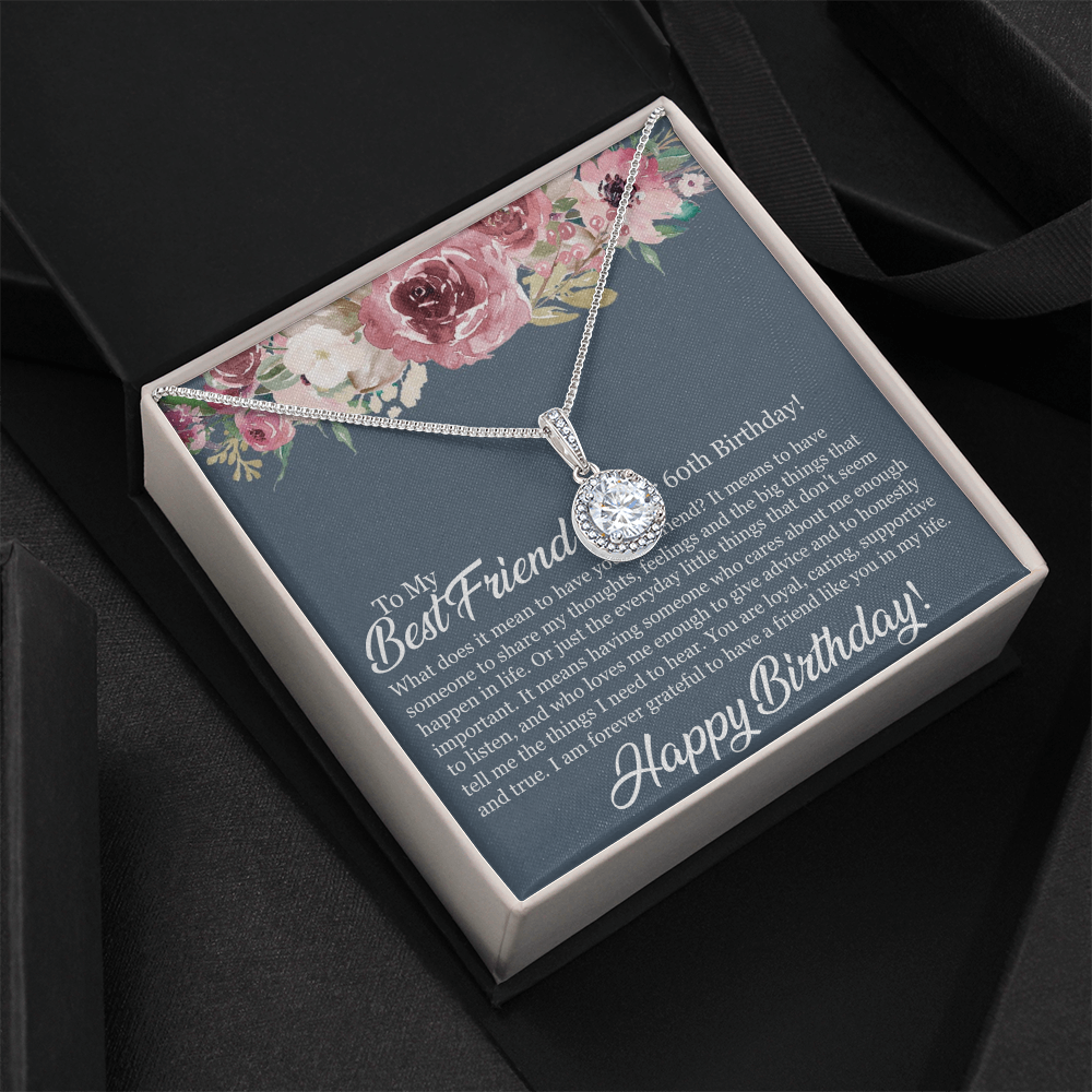 Best Gifts 305-Best Friend 60th Birthday Eternal Hope Necklace for Her