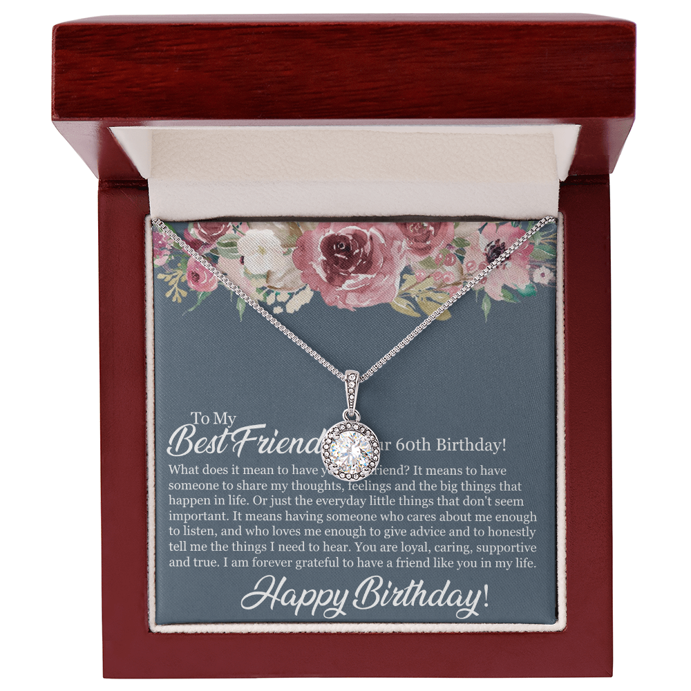 Best Gifts 305-Best Friend 60th Birthday Eternal Hope Necklace for Her