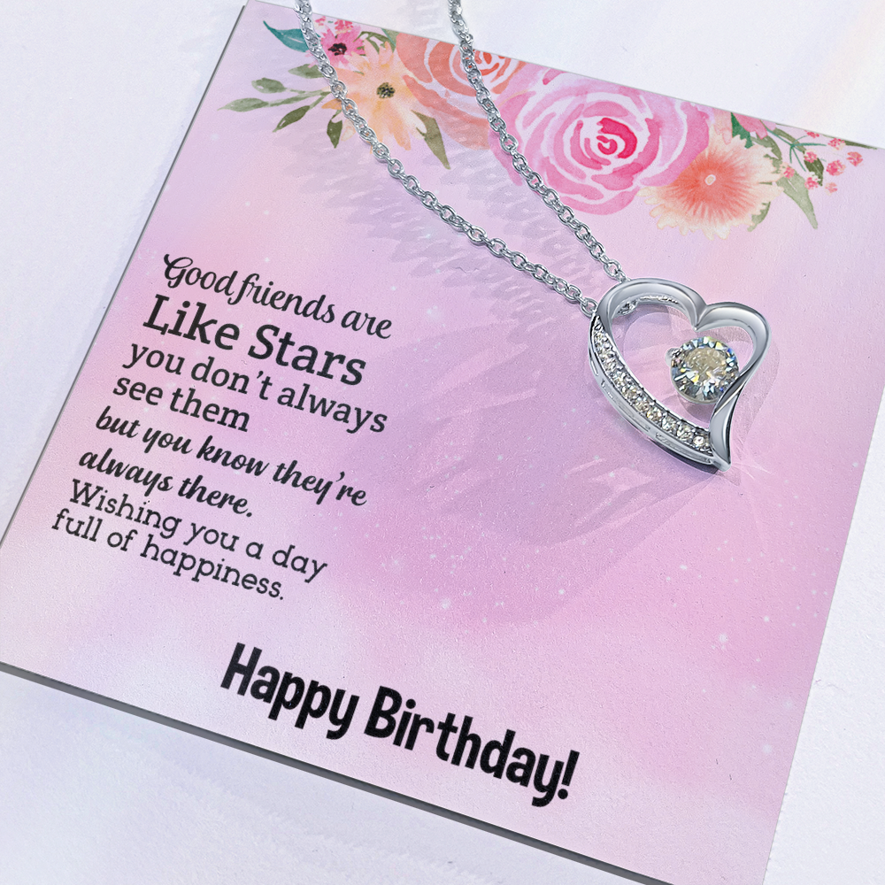 Best Gifts 305-Best Friend Birthday Gift – Heart Necklace