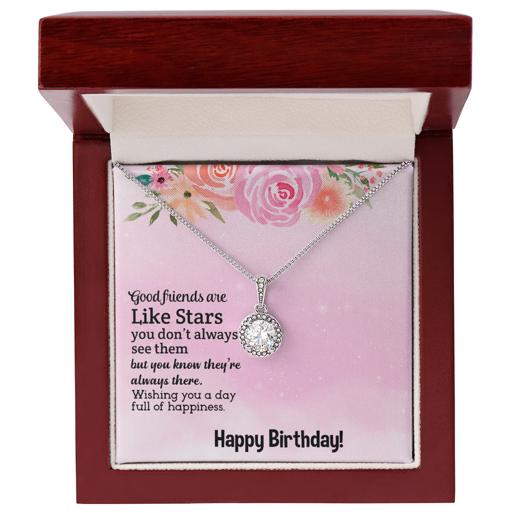 Best Gifts 305-Best Friend Birthday Necklace Gift for Her Eternal Hope Pendant with Star Quote Card