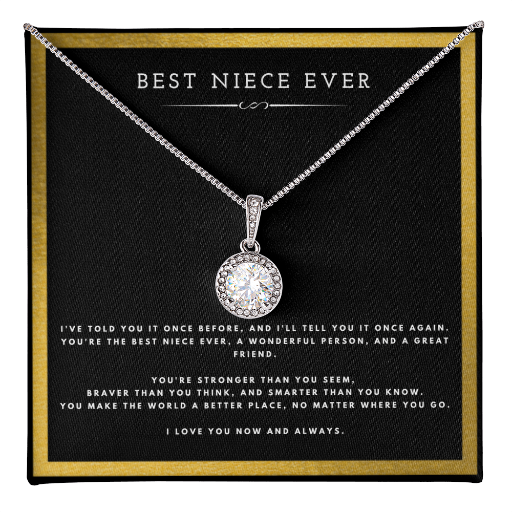 Best Gifts 305-Best Niece Ever Eternal Hope Necklace Gift for Niece from Aunt or Uncle