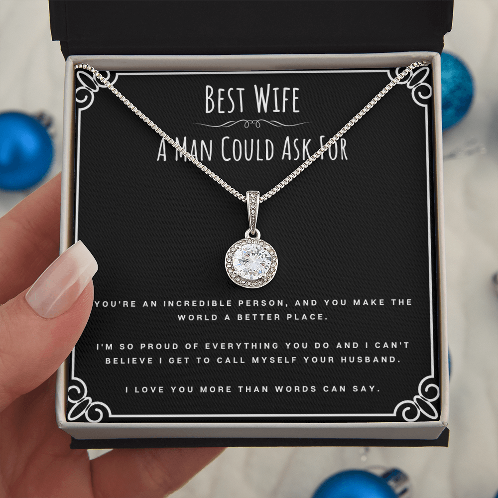 Best Gifts 305-Best Wife Eternal Hope Necklace Gift from Husband