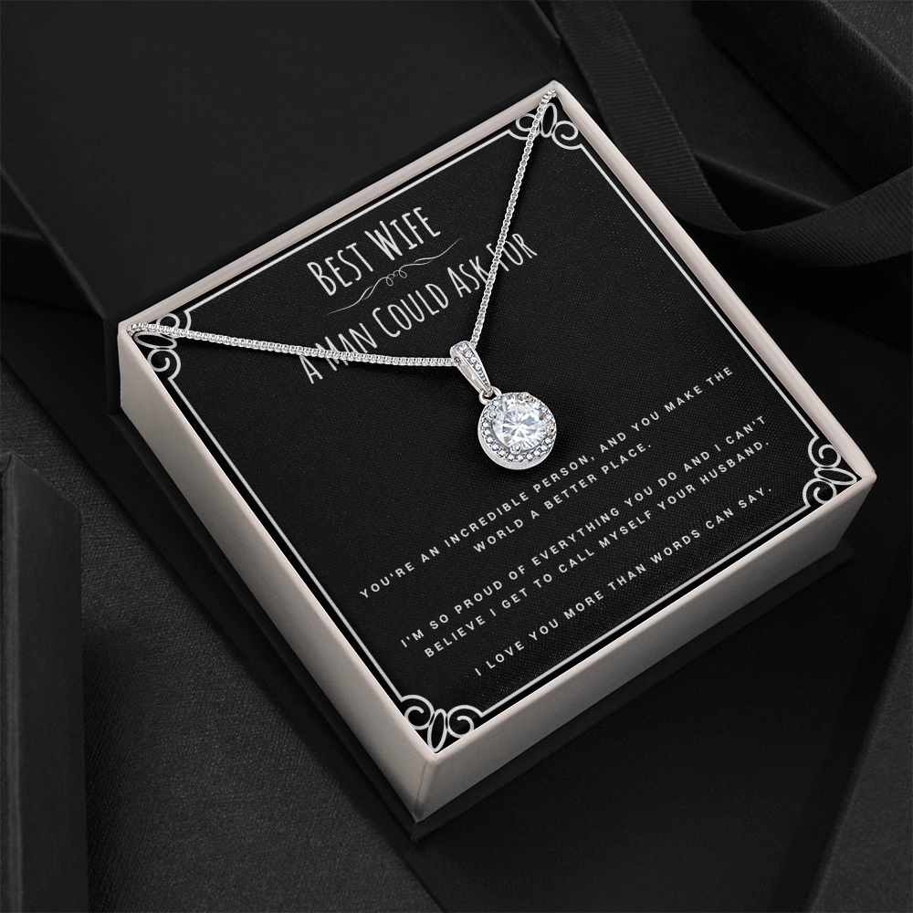 Best Gifts 305-Best Wife Eternal Hope Necklace Gift from Husband