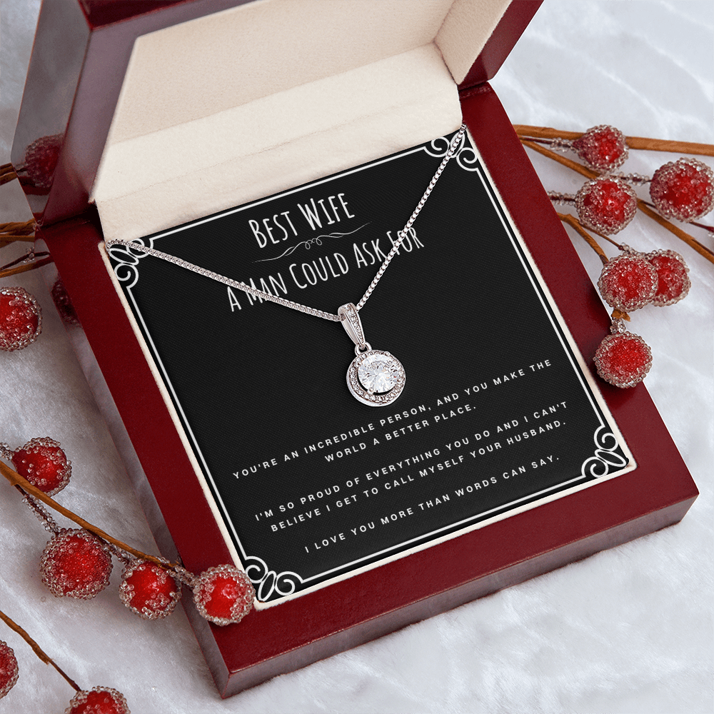 Best Gifts 305-Best Wife Eternal Hope Necklace Gift from Husband