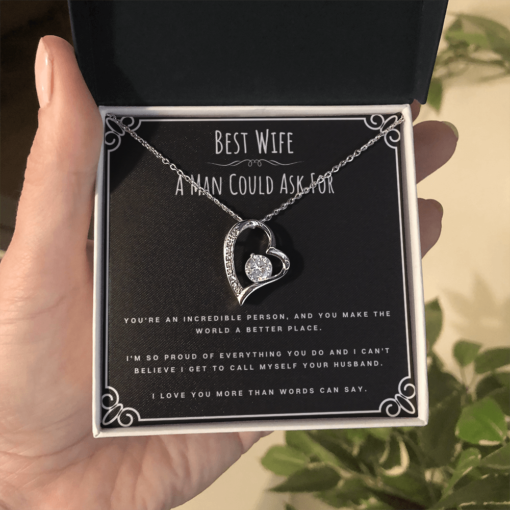Best Gifts 305-Best Wife Forever Love Necklace Gift from Husband