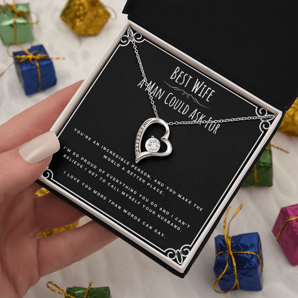 Best Gifts 305-Best Wife Forever Love Necklace Gift from Husband