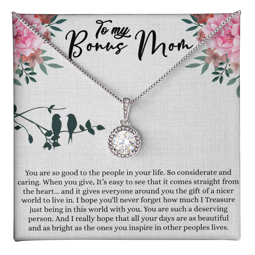 Best Gifts 305-Bonus Mom Eternal Hope Necklace – Cubic Zirconia Gift