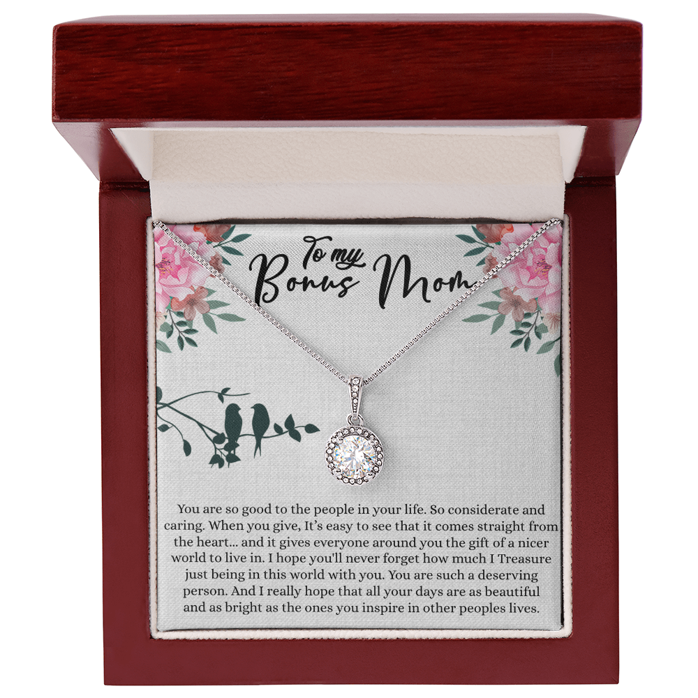 Best Gifts 305-Bonus Mom Eternal Hope Necklace – Cubic Zirconia Gift