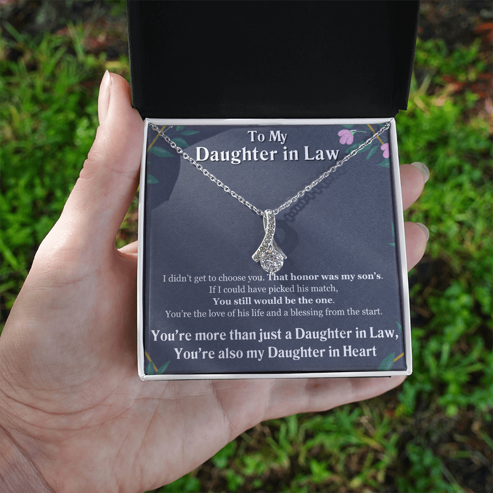 Best Gifts 305-Daughter-In-Law Ribbon Necklace Gift from Mom