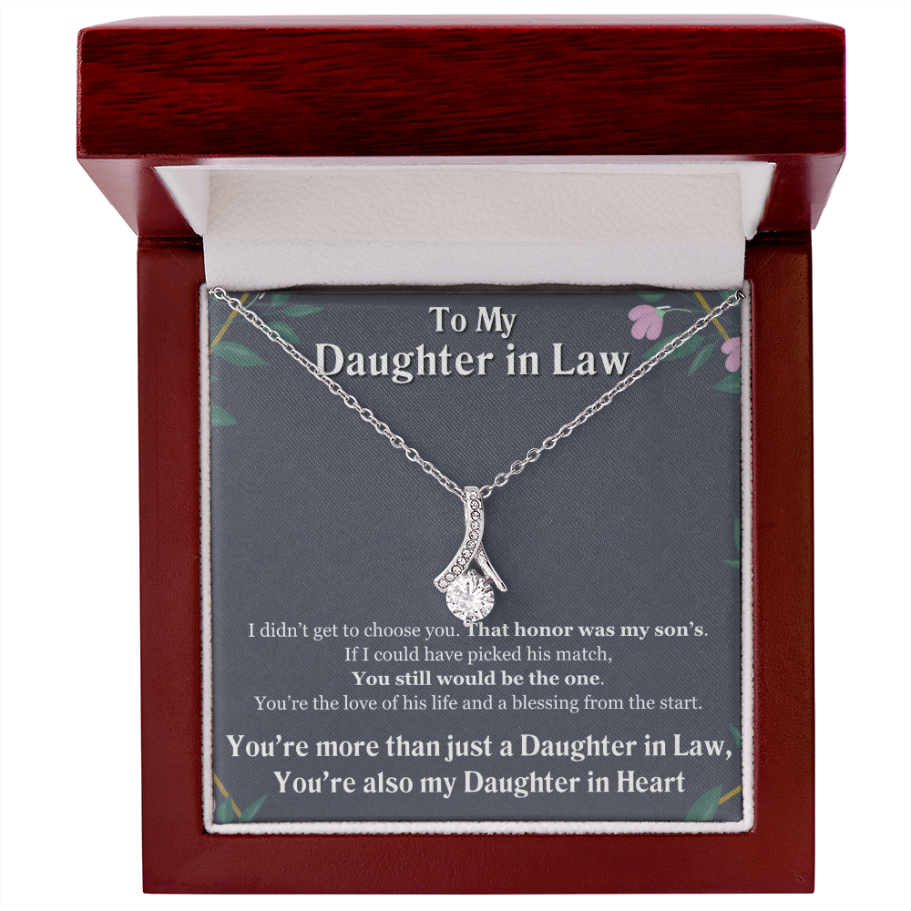 Best Gifts 305-Daughter-In-Law Ribbon Necklace Gift from Mom
