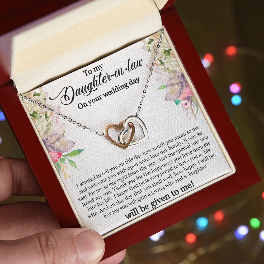 Best Gifts 305-Daughter-in-Law Wedding Necklace Gift from In-Laws