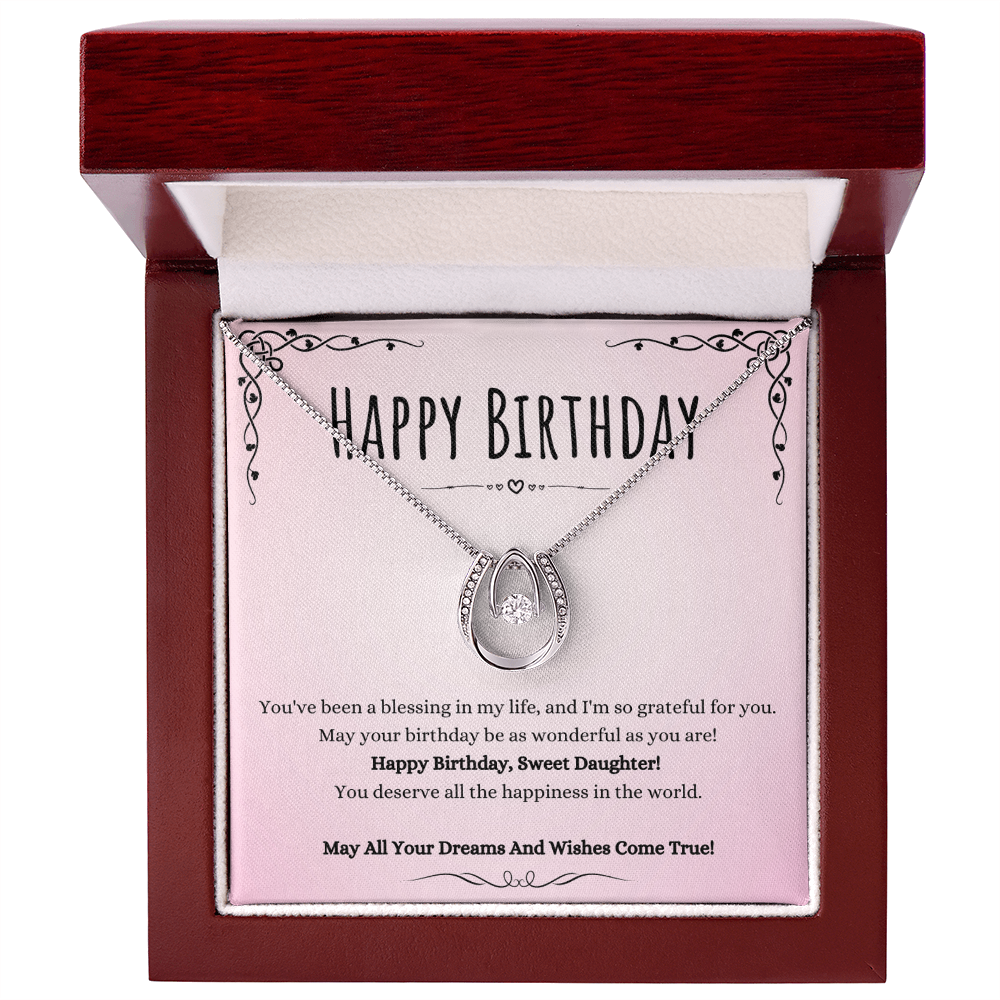 Best Gifts 305-Daughter Birthday Necklace Gift from Mom or Dad