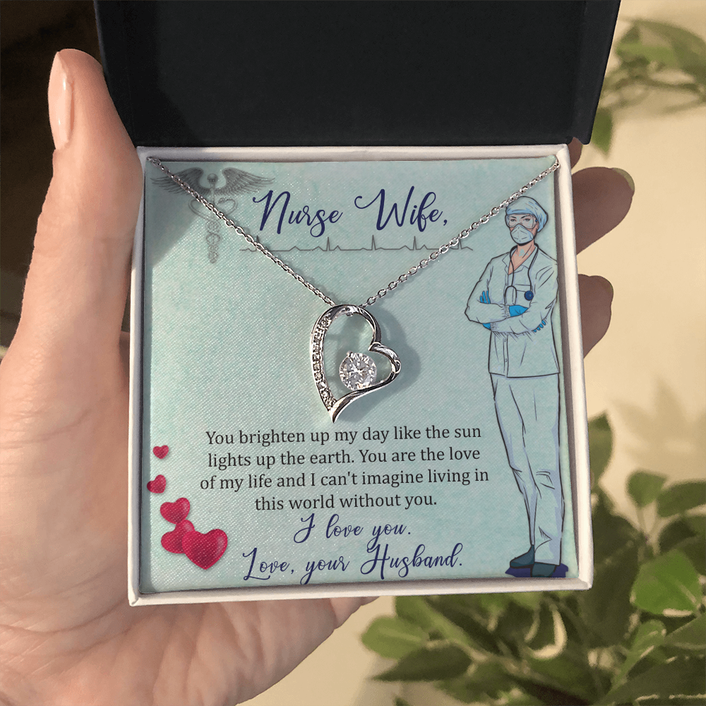 Best Gifts 305-Forever Love Necklace for Nurse Wife - Perfect Gift from Husband