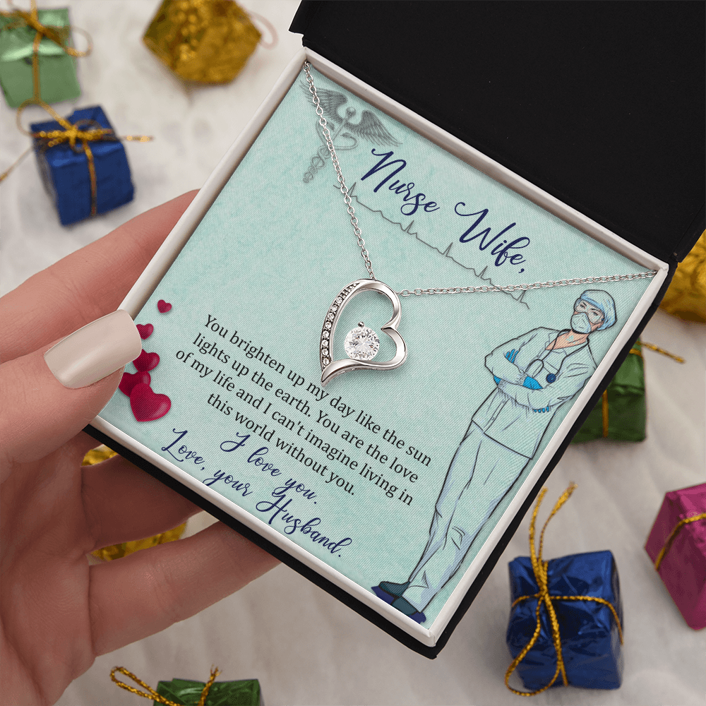 Best Gifts 305-Forever Love Necklace for Nurse Wife - Perfect Gift from Husband