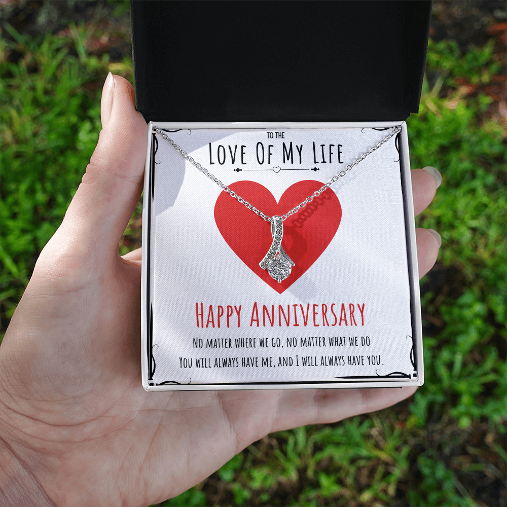 Best Gifts 305-Happy Anniversary Alluring Beauty Necklace for Love of My Life