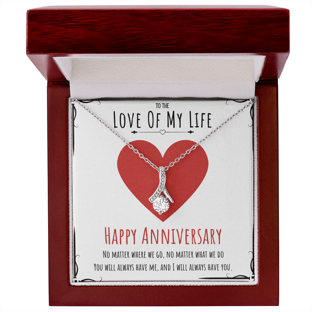Best Gifts 305-Happy Anniversary Alluring Beauty Necklace for Love of My Life