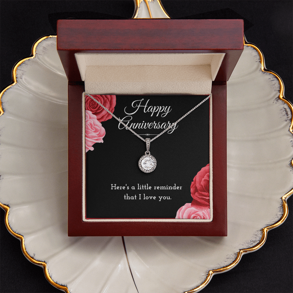 Best Gifts 305-Happy Anniversary Eternal Hope Necklace for Wife
