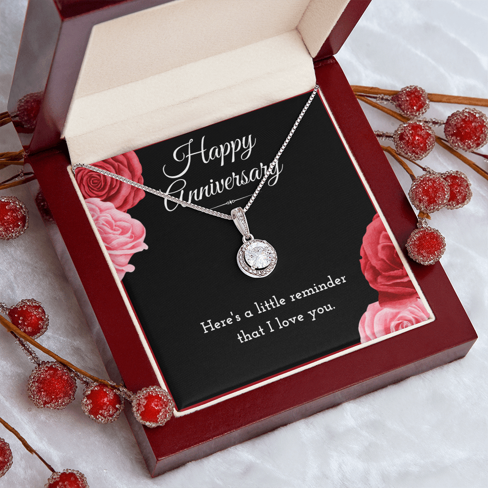 Best Gifts 305-Happy Anniversary Eternal Hope Necklace for Wife