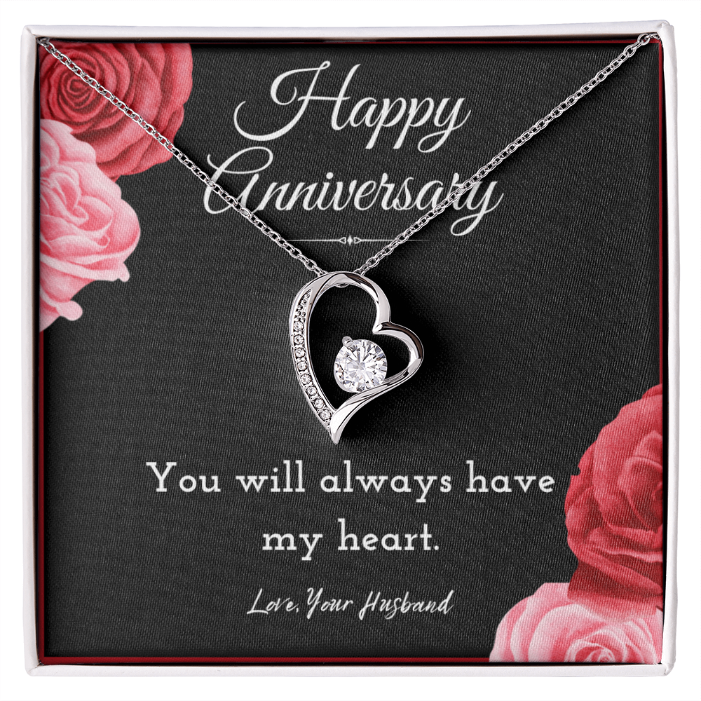 Best Gifts 305-Happy Anniversary Forever Love Necklace for Wife from Husband