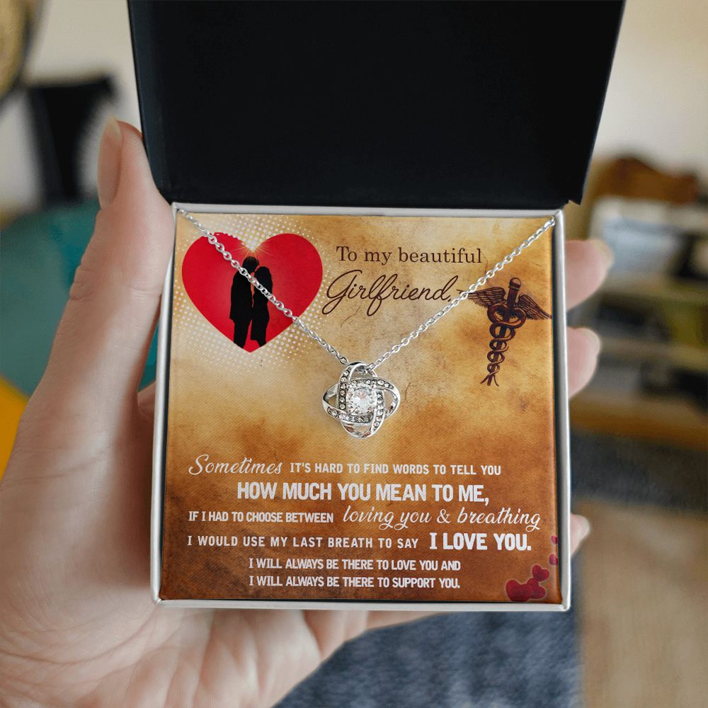 Best Gifts 305-Love Knot Necklace for Girlfriend – Romantic Gift for Her