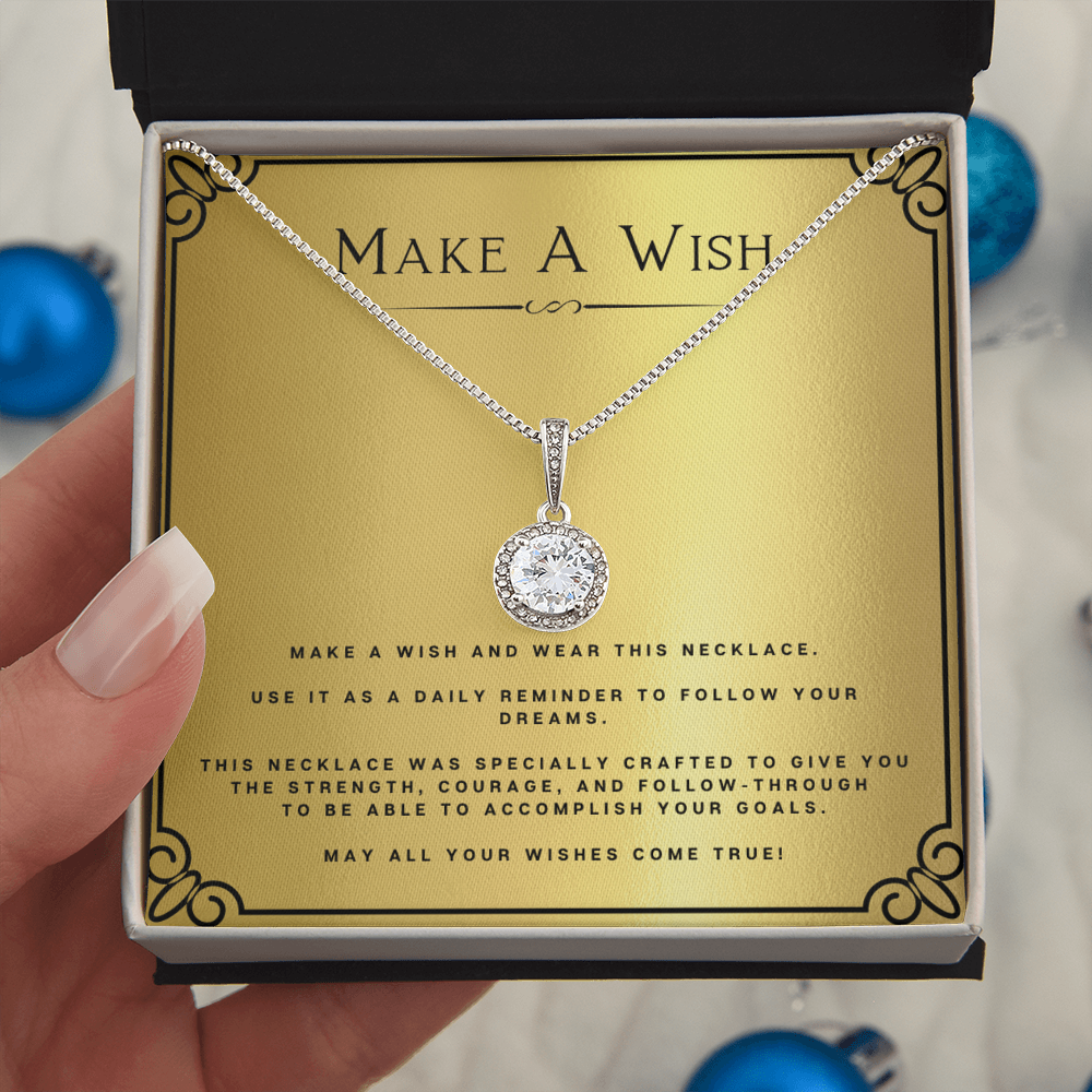 Best Gifts 305-Make A Wish Necklace Inspirational Gift for Her