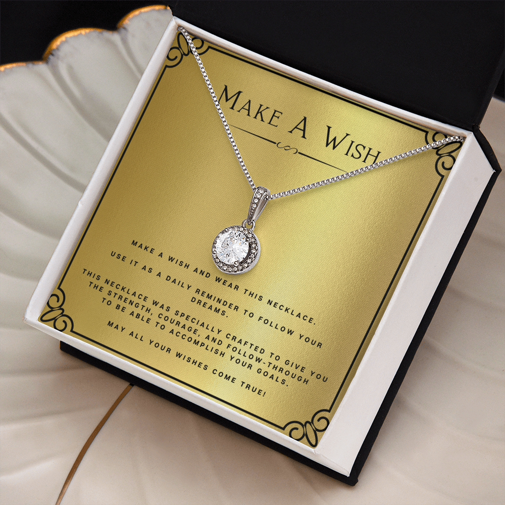 Best Gifts 305-Make A Wish Necklace Inspirational Gift for Her