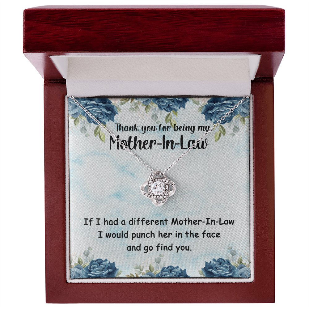 Best Gifts 305-Mother-In-Law Love Knot Necklace Funny Gift for Her