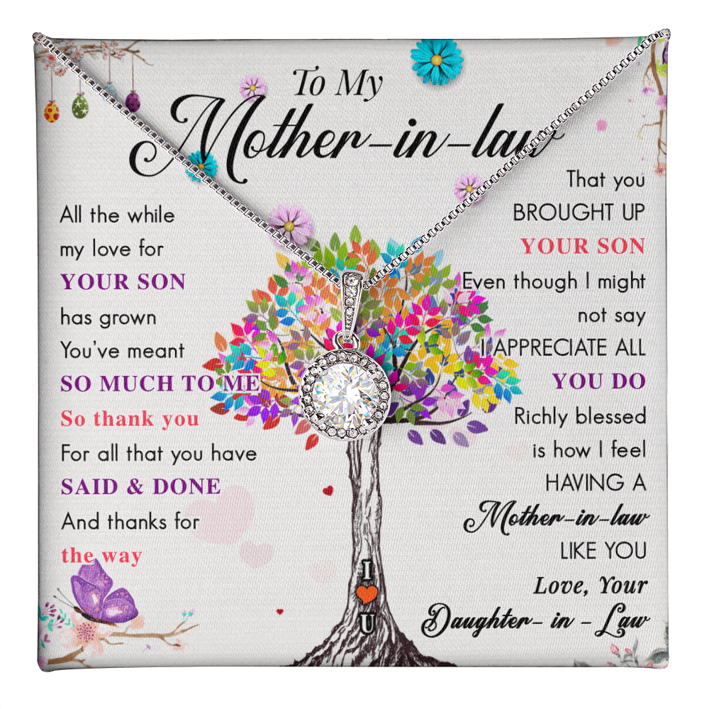 Best Gifts 305-Mother-in-Law Eternal Hope Necklace Gift from Daughter-in-Law