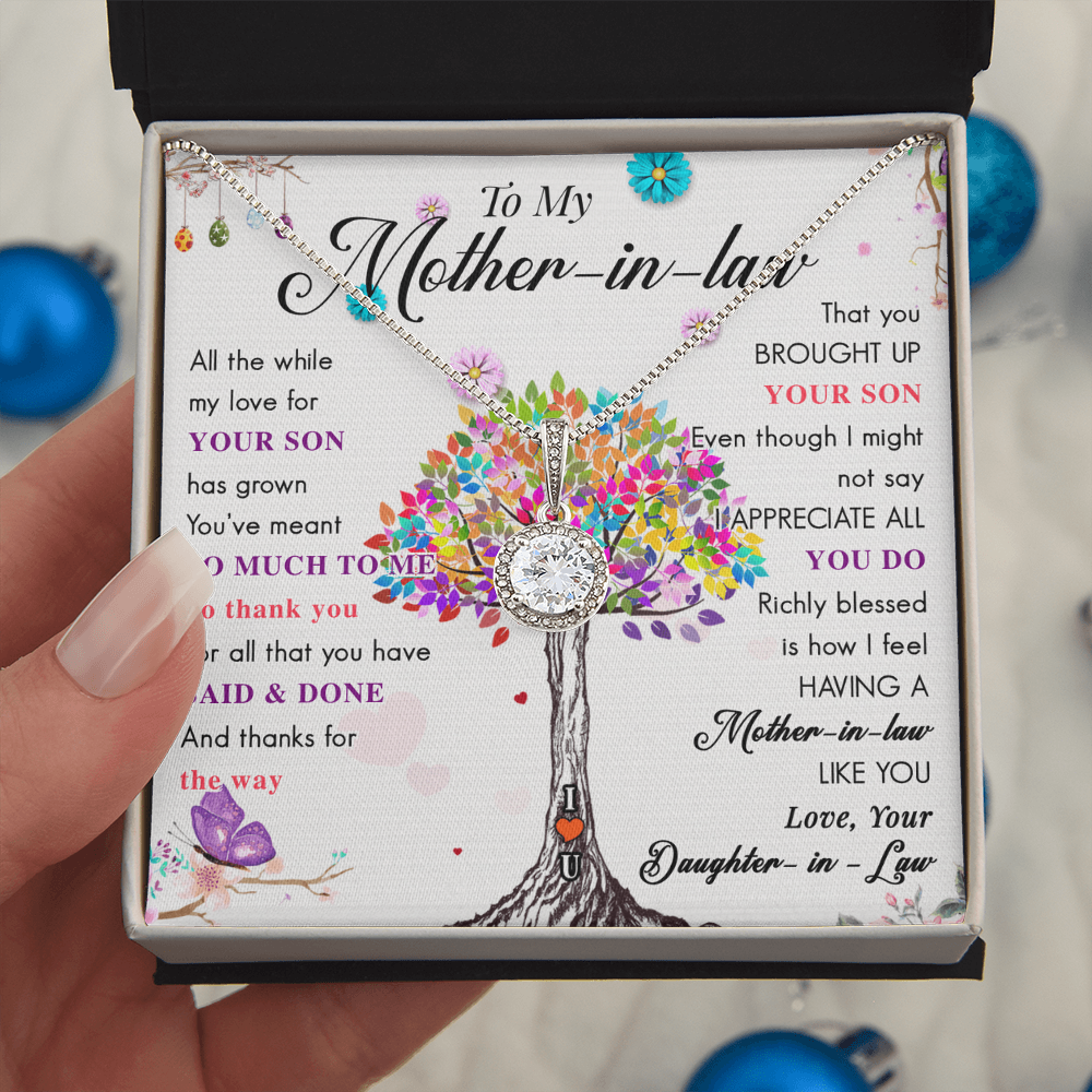 Best Gifts 305-Mother-in-Law Eternal Hope Necklace Gift from Daughter-in-Law