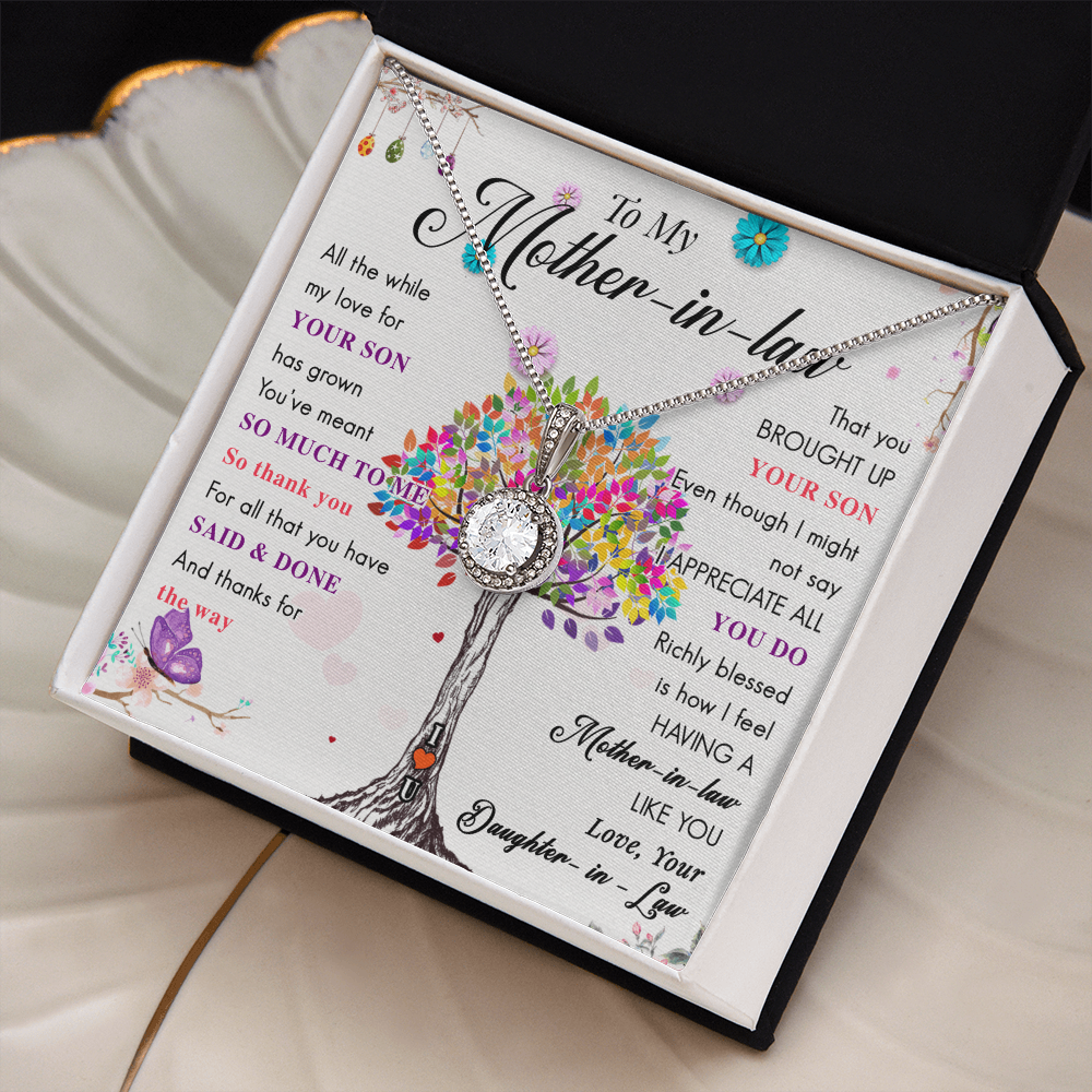 Best Gifts 305-Mother-in-Law Eternal Hope Necklace Gift from Daughter-in-Law
