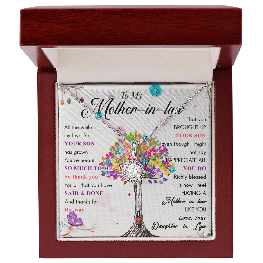 Best Gifts 305-Mother-in-Law Eternal Hope Necklace Gift from Daughter-in-Law