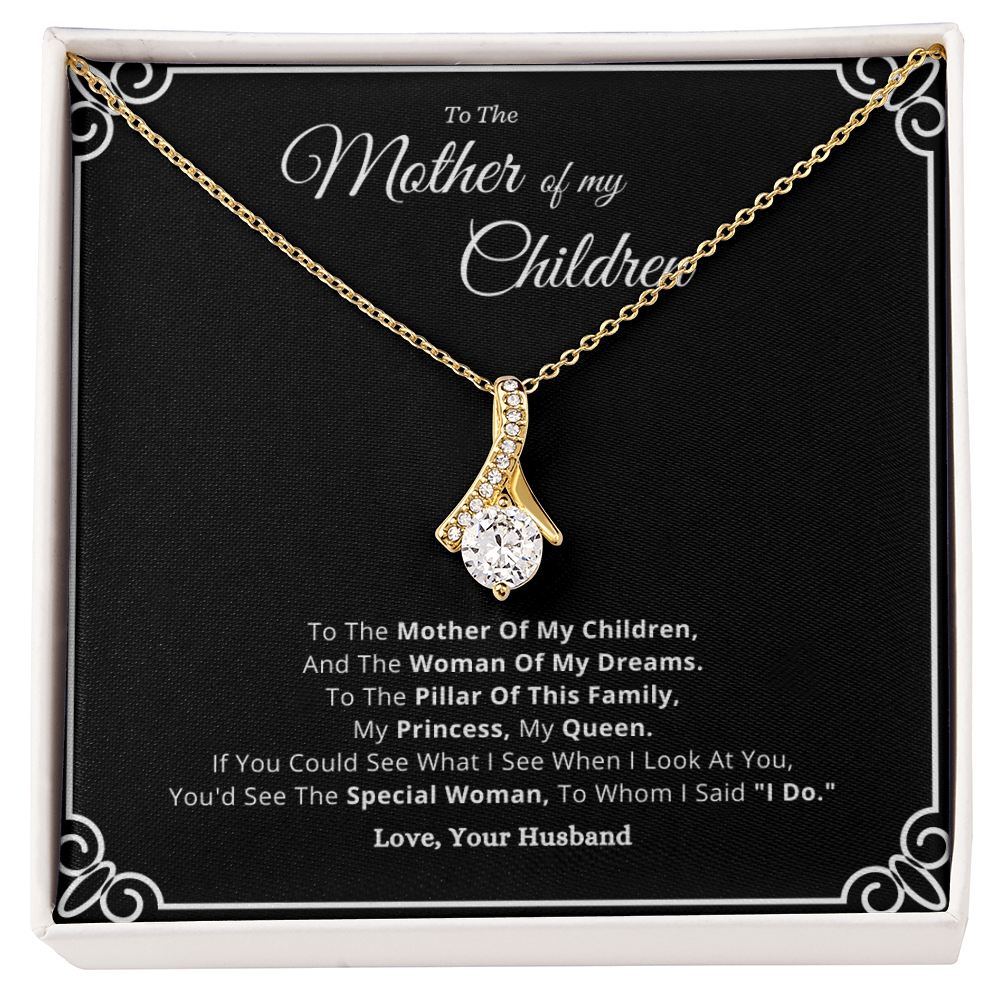 Best Gifts 305-Mother of My Children Heart Pendant Necklace