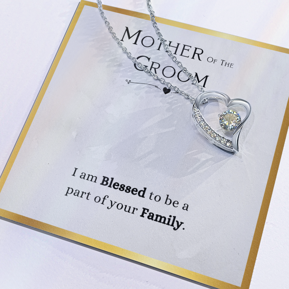 Best Gifts 305-Mother of the Groom Forever Love Necklace Wedding Gift