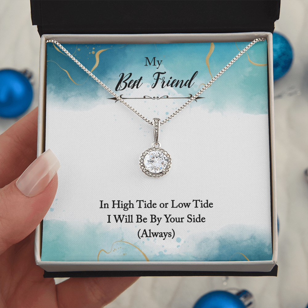 Best Gifts 305-My Best Friend Eternal Hope CZ Pendant Necklace