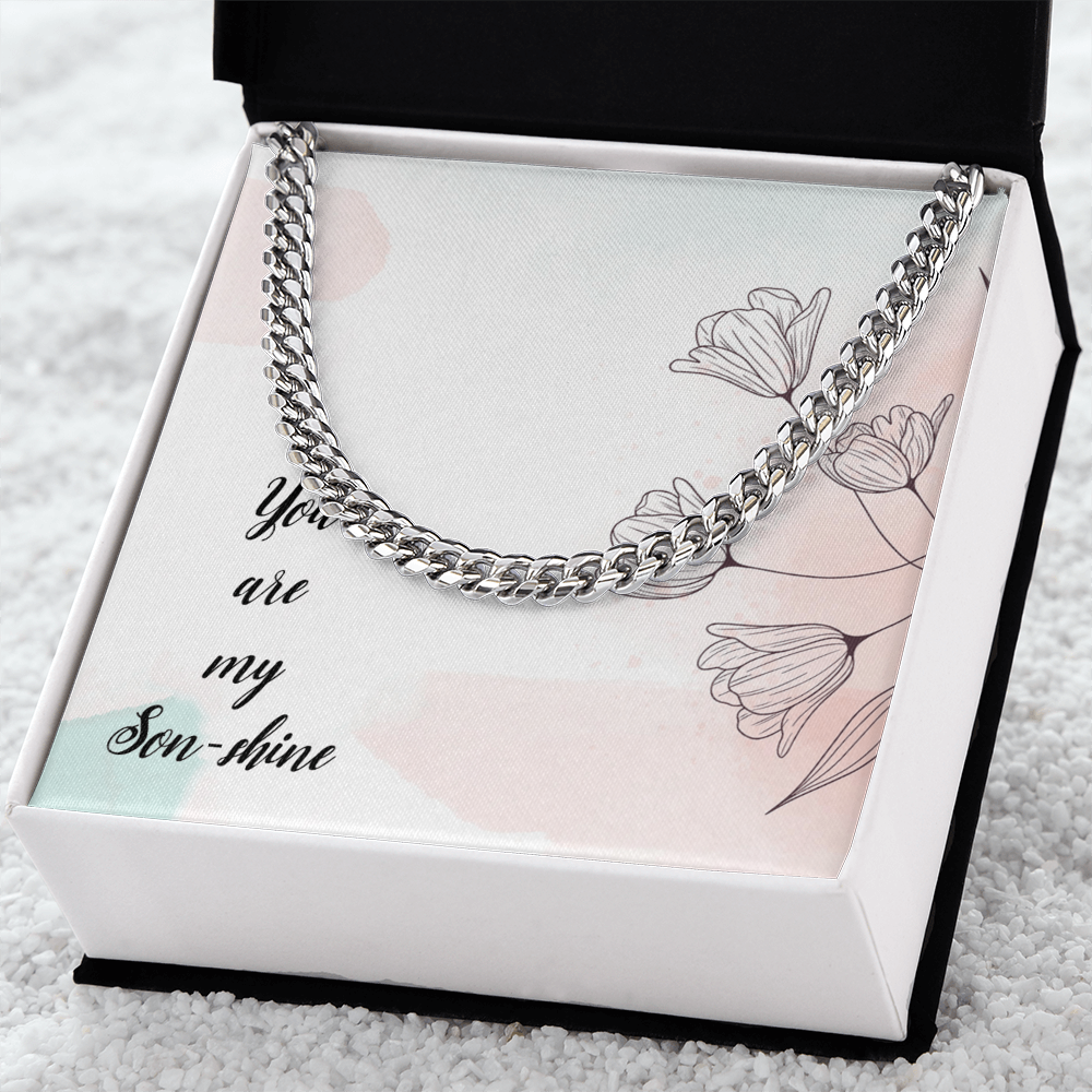 Best Gifts 305-Son-Shine Gift Cuban Link Chain – Strength Jewelry Keepsake
