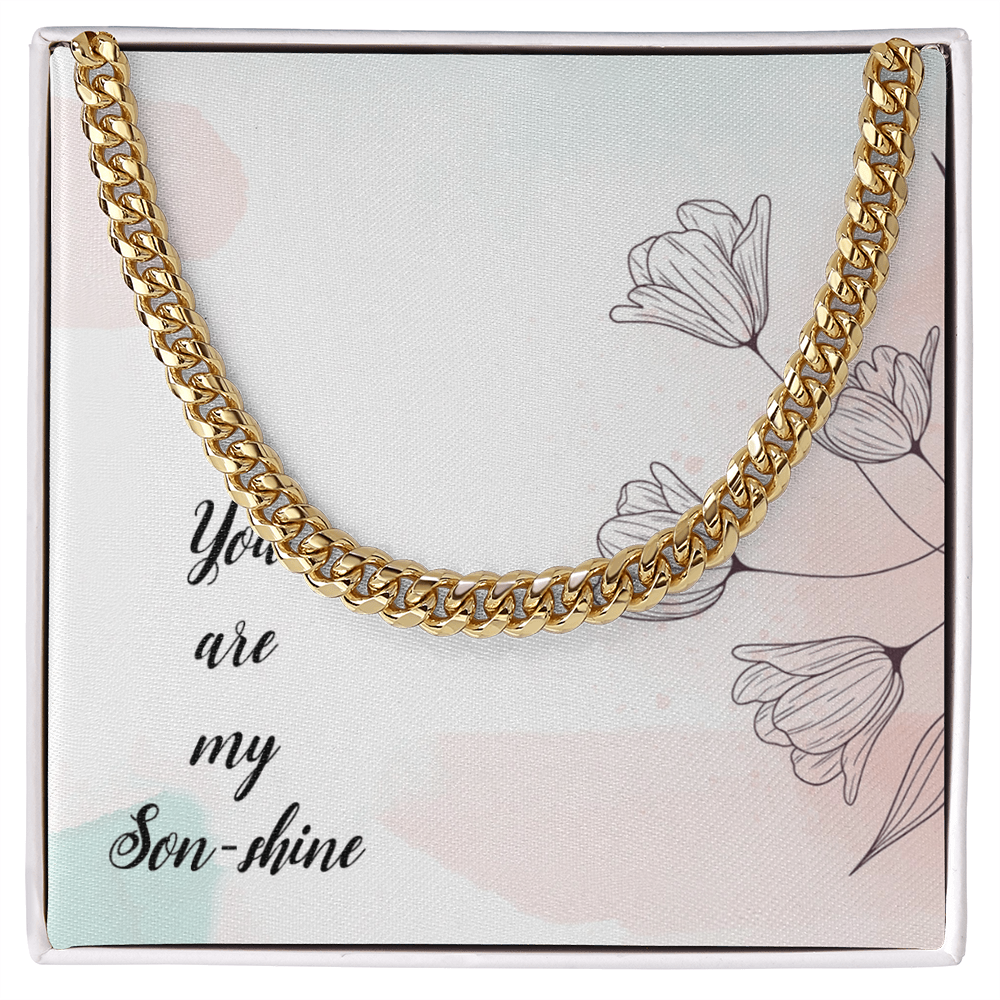 Best Gifts 305-Son-Shine Gift Cuban Link Chain – Strength Jewelry Keepsake