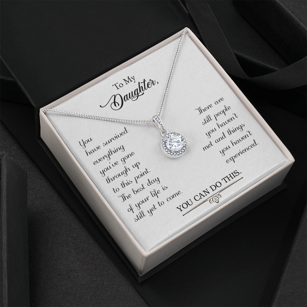 Best Gifts 305-To My Daughter Necklace – Inspirational Gift Jewelry