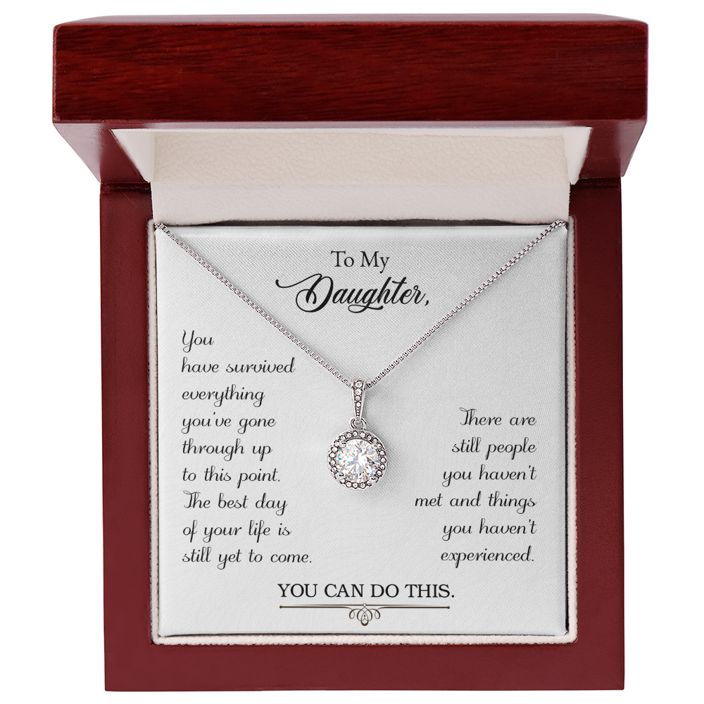 Best Gifts 305-To My Daughter Necklace – Inspirational Gift Jewelry