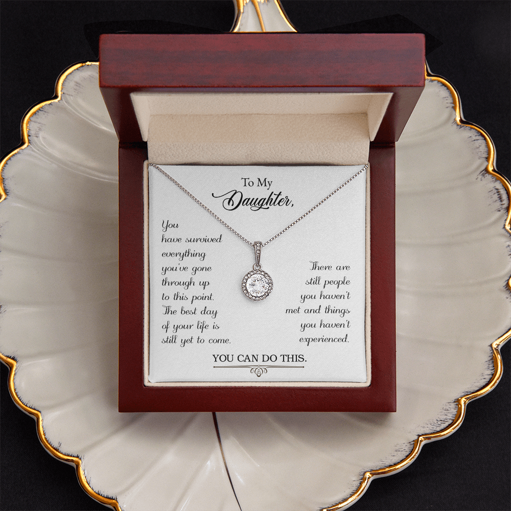 Best Gifts 305-To My Daughter Necklace – Inspirational Gift Jewelry