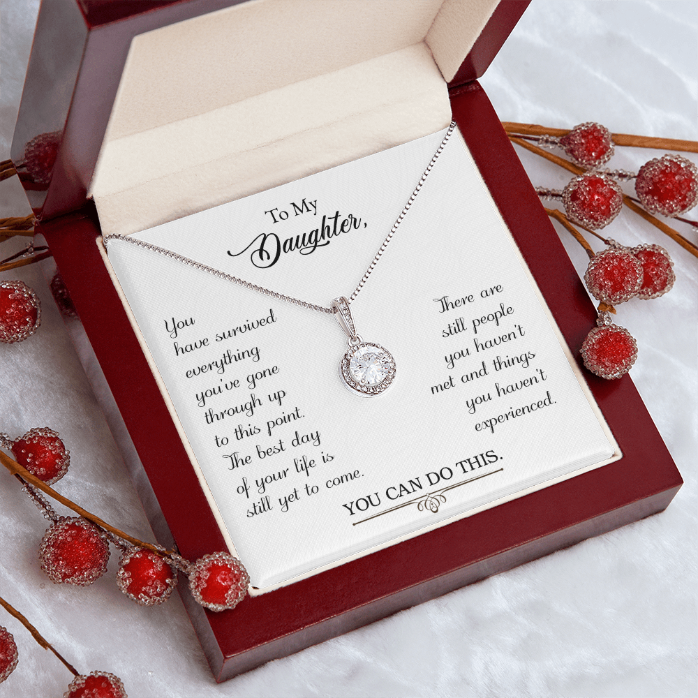Best Gifts 305-To My Daughter Necklace – Inspirational Gift Jewelry