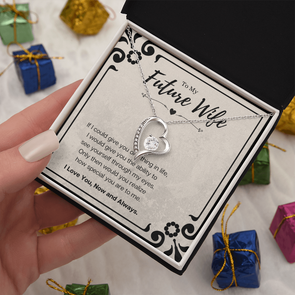 Best Gifts 305-To My Future Wife Forever Love Necklace Gift