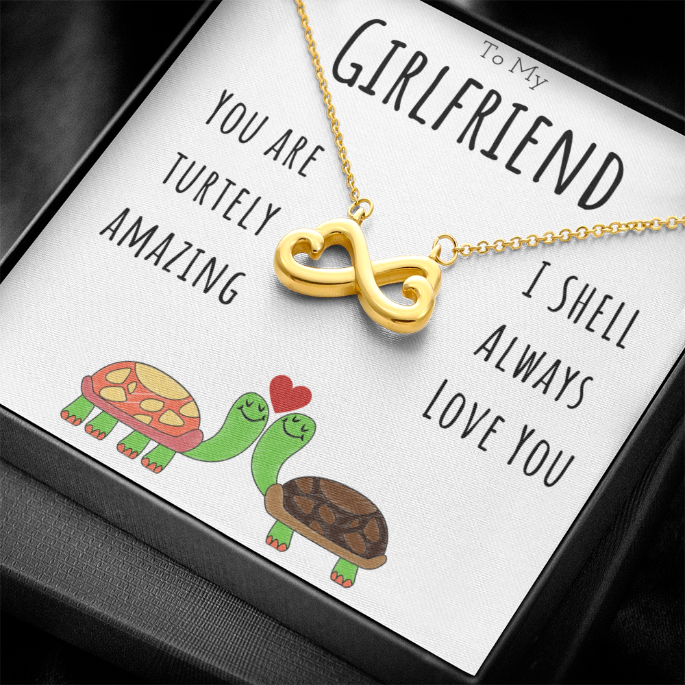 Best Gifts 305-To My Girlfriend Turtley Amazing Endless Love Necklace