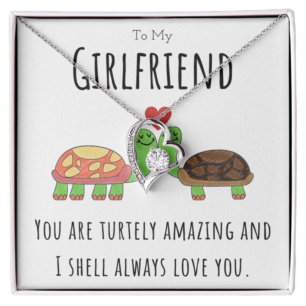 Best Gifts 305-To My Girlfriend Turtley Amazing Forever Love Necklace