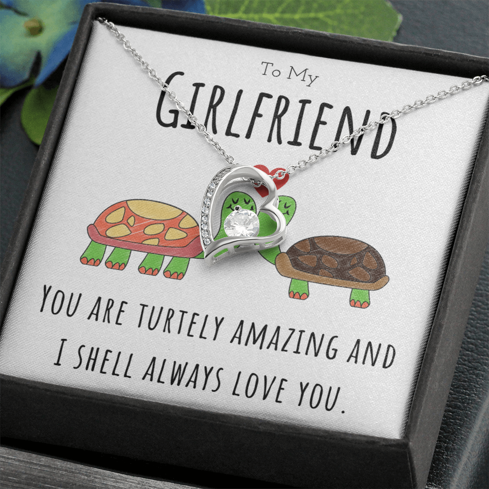 Best Gifts 305-To My Girlfriend Turtley Amazing Forever Love Necklace